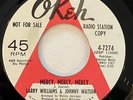 Northern Soul: Larry Williams & Johnny Watson-Mercy, Mercy, Mercy/Quitter Never