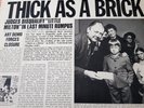 JETHRO TULL - THICK AS A BRICK CHR 1003 UK PROG ROCK VINYL RECORD ALBUM VG+/VG+