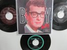 4 BUDDY HOLLY/R. VALENS/BIG BOPPER HIT 45's+1PICTURE [ PEGGY SUE ] 50's