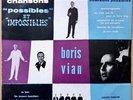 Boris Vian Chansons Possibles & Impossibles 33 Tours 25 CM Philips N76.042R