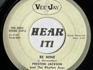 Superb Doo Wop / Greasy R&B 45 PRESTON JACKSON Be Mine / Joni VEE JAY promo hear