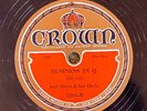 Crown 3304 Joel Shaw Orch  OH MONAH/Business In Q -  78 rpm jazz  1932  E+ hot