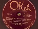 Okeh 8181 Clarence Williams Blue 5 LOUIS ARMSTRONG  78 rpm jazz 1924  E- classic