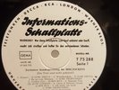 LP  Teldec Informations Schallplatte mit The Rolling Stones