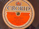 Crown 3414 Joel Shaw Orch JAZZ PIE/Yeah |Man   78 rpm jazz  1932  E/EE+ hot