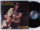 STEVIE RAY VAUGHAN & DOUBLE TROUBLE Live Alive EPIC 2xLP VG+ canada gatefold p
