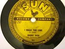 Johnny Cash 78 rpm Sun Records 241 - I Walk the Line/Get Rhythm