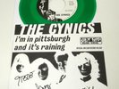 THE CYNICS 1985 complete signed GET HIP green 45 I'm In Pittsburgh And It's Rain