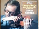BACH Sonatas & Partitas GIDON KREMER Philips 6769 053 Box 3 LP NM