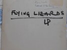 FLYING LIZARDS: Fourth Wall - WHITE LABEL PRE-RELEASE COPY