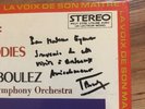 Pierre Boulez AUTOGRAPH Berg Bartok EMI 2 C 069-01855