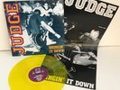 JUDGE bringin' it down Lp YELLOW COLORED Vinyl Record with lyrics / poster