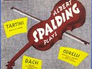ALBERT SPALDING Tartini Corelli Bach / 1st Ed REMINGTON RLP-199-23 LP 1951 EX