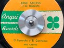 PANAMA Latin Guaracha RENE SANTOS Borracho y Cantinero 45rpm 7