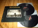 RAINBOW Finyl Vinyl 2 LP ORIG 1986 Long Live Rock N Roll Rising Down To Earth EX