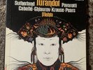 Puccini Sutherland TURANDOT Parvarotti Krause Pears MEHTA 3 LP Vinyl Boxed Set