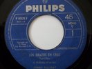 45T JOHNNY HALLYDAY LES BRAS EN CROIX / QUITTE MOI DOUCEMENT ORIGINAL PEROU 1963
