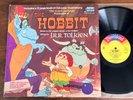 THE HOBBIT   OST / RANKIN BASS J.R.R TOLKIEN / DISNEY 3819 LP w/BOOK 1977 EX/NM