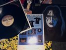 KISS Ace Frehley Solo 1978 Vinyl Lp no face label poster and merch form Aucoin