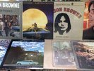 8 LP Jackson Browne Lot:Saturate Before Using,Pretender,Running On Empty,lawyers