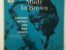 CLIFFORD BROWN MAX ROACH Study In Brown Mercury MG-36037 strVG DG Harold Land