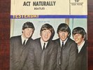 The Beatles Vintage Act Naturally / Yesterday 45 RPM Picture Sleeve Never Opened