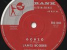 JAMES BOOKER 45: GONZO b/w COOL TURKEY  AUSSIE  TOP RANK TRS 1603  NM & NM 1960
