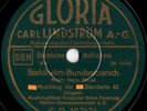 STANDARTE 42: STAHLHELM-BUNDESMARSCH + BADENWEILER MARSCH WW2 SCHELLACKPLATTE