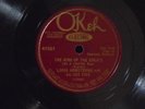 Rare 1926 LOUIS ARMSTRONG & His  HOT FIVE OK 41581 Jazz 78