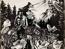 Dinosaur Self-Titled Red Label Repress Red Vinyl Rock LP on Homestead