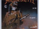 MEGADETH So Far, So Good...So What  CAPITOL LP with promo sheet r