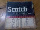 1 X USED -SCOTCH MASTERING AUDIO TAPE 201' 15 MIL ACETATE'' REEL to REEL