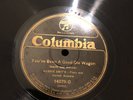 BLUES BESSIE SMITH (w Louis Armstrong) Columbia 14079  Been Good Ol Wagon/. EE+