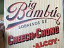 CHEECH AND CHONG BIG BAMBU LP EX VINYL ODE SP 77014 w/Rolling Paper