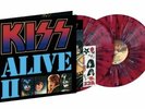 KISS Alive II 45th Anniv Red/Blue Swirl Vinyl 2XLP Aucoin Ace Gene NEW Sold Out
