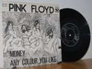 PINK FLOYD Money SUPER RARE Danish PS Picture Sleeve 45 vinyl 7''