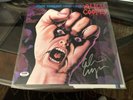 ALICE COOPER AUTOGRAPHED PHOTO 'RAISE YOUR FIST AND YELL' LP PHOTO   COA