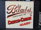 1972 Cheech & Chong Big Bambu record album & huge rolling paper