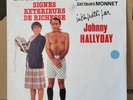 Rare SP 45T Johnny Hallyday ‎– B.O.F  Signes Exterieurs de richesse / 1983 / VG+