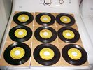 VINTAGE SUN 45 RPM RECORDS-CARL PERKINS-JERRY LEE LEWIS-JOHNNY CASH-ROCKABILLY