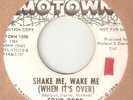 THE FOUR TOPS Shake Me Wake Me When Its Over  MOTOWN PROMO NORTHERN SOUL USA 45