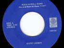 GYPSY AMBER 45-1973-Rock-N-Roll Band b/w Lady (Onyx) Rare East Coast Hard Rock