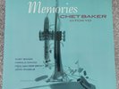 CHET BAKER - MEMORIES CHET BAKER IN TOKYO - VINYL RECORD K28P 6491 1988 GERMANY