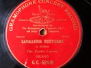 ENRICO CARUSO 10'' - Red G&T GC 52418 - 78 rpm record - Cavalleria Rusticana VG+