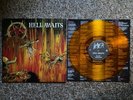 SLAYER HELL AWAITS ORANGE VINYL LP RECORD LIMITED EDITION venom death angel USA