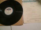 COUNTRY MUSIC TIME RADIO SHOW LP CARL SMITH GEORGE MORGAN 215 VG++ W/ CUE  SHEET