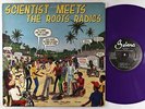 Scientist - Meets The Roots Radics LP - Selena UK Purple Wax