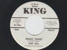DOOWOP TEEN  R&B 45 -TONY DELL & GROUP - MAGIC WAND / MY GIRL- HEAR 1963 DJ KING