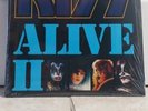 KISS Alive II 45th Anniv Red/Blue Swirl Vinyl 2XLP.