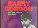 Barry Gordon Yes Sir, that's My Baby Rare Pop Northern Soul LP Shrink NM-